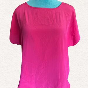 Y2K Pierre Cardin Women's Pink Blouse S barbiecore preppy